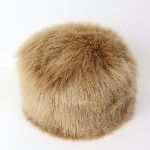 Nookie Tatiana Russian Faux Fur Fitted Hat Tan main image 7